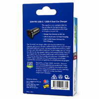 20W PD USB-C/USB A Dual Car Charger - Smartcell