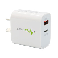 Qualcomm USB A & 20W PD Type C Wall Charger - Smartcell