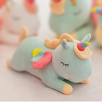 Sleepy Unicorn Medium Plush | Blue | 27 cm | Mini Mates