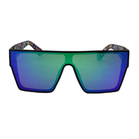 Live and Let Live | C21 | UV400 Protection | Sunglasses | Black Frame | Green Revo