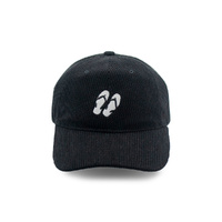 Rocko's Caps - Pluggers Black Cord Dad Hat