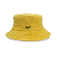 Rocko's Bucket Hats - Pluggers Yellow Terry Toweling Bucket S/M