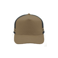 Rocko's Outback Caps - Blank Dark Beige Trucker Cap