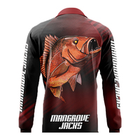 Mangrove Jacks Kids Fishing Shirt Mangrove Jack Black Available in Various Sizes
