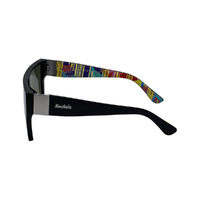 Live and Let Live | C18 | UV400 Protection | Sunglasses | Black Frame | Green Revo