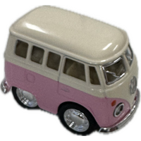 Diecast Little VW Combi Van Pastel Pink | 2"