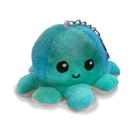 Reversible Jellyfish Keyrings Plush | Blue/Purple | 9 cm | Mini Mates