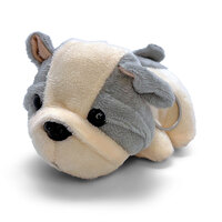 French Bulldog Keyrings Plush | Grey | 11 cm | Mini Mates
