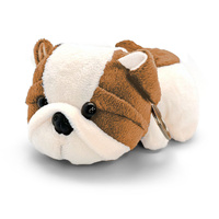 French Bulldog Keyrings Plush | Light Brown | 11 cm | Mini Mates