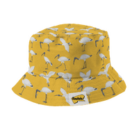 Rockos Bucket Hats - Yellow Ibis M/L