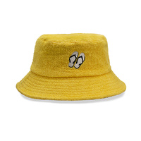 Rocko's Bucket Hats - Pluggers Yellow Terry Toweling Bucket S/M