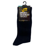 Rocko's Business Socks 11-14 Bamboo Black