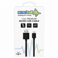 1.5m Premium Micro USB Cable - Smartcell 